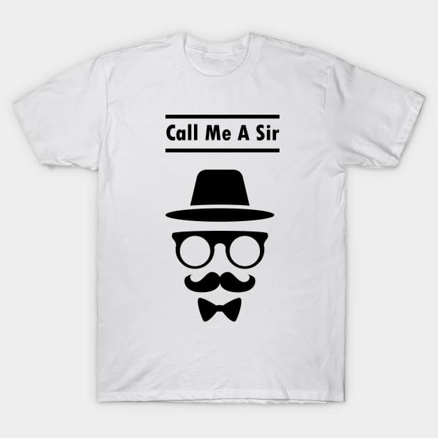 Call Me A Sir Mustache Ideology Handlebar Moustache Luttrell Anjunadeep T-Shirt by rjstyle7